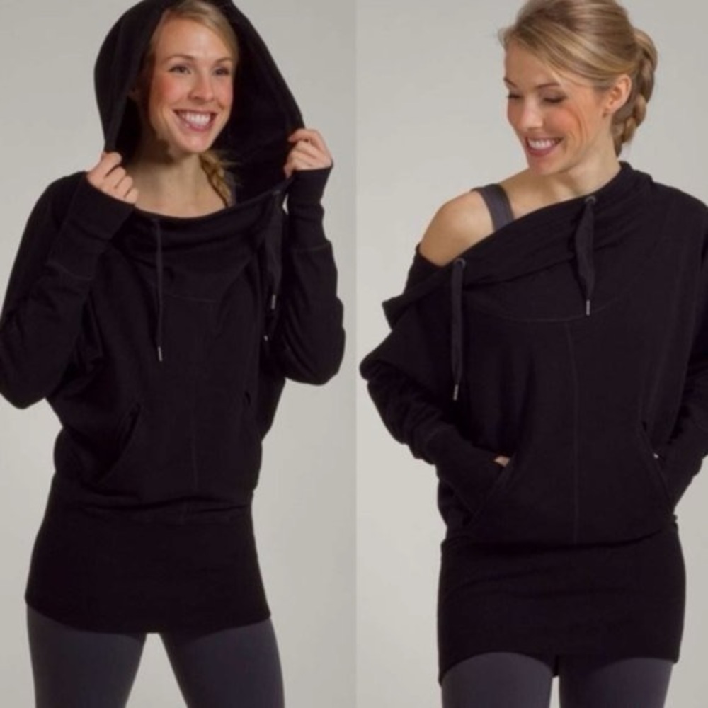 Lululemon Flashback Pullover Dark Gray Hoodie - image 5